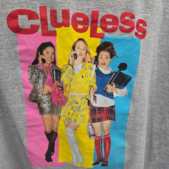 Clueless Grey Short-Sleeved Crop Top Size 3x - Picture 2 of 5